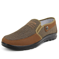 Men Slip On Soft Casual Suede Shoes Flat Outdoor Loafers