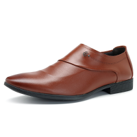 Men Soft Leather Slip On Business Formal Shoes