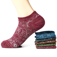Men Vintage Warm Invisible Cotton Short Socks