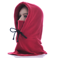 Men Women Warm Face Mask Cap With Scarf