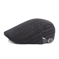 Mens Cotton Knitted Warm Adjustable Beret Cap