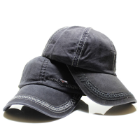 Mens Cotton Washed Baseball Cap Solid Sport Casual Duck Hat