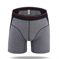 Mens Fashion Cotton Casual Mid Rise Contrast Color Underwear