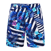 Mens Floral Printing Fashion Knee Length Casual Summer Swimming Beach Shorts