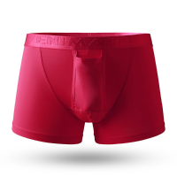 Mens Ice Silk Breathable Quick Drying Mesh Healthcare Boxers