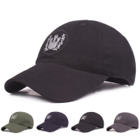 Mens Label Embroidery Cotton Baseball Cap Outdoor Sport Visor Snapback Hat Adjustable