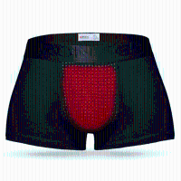 Mens Sexy Modal Breathable Magnetotherapy Healthcare Underwear U Convex Boxers