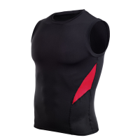 Mens Sports Training T Shirt Casual Sleeveless Vest Perspiration Wicking Tights