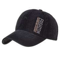 Mens Washed Cotton Embroidery Letter Baseball Cap