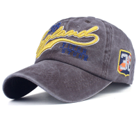 Mens Washed Denim Baseball Cap Outdoor Sport Sunshade Hats