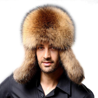 Mens Winter Thickening Warm Earmuffs Faux Fur Hats