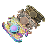 Mental Two Arm Rotating Fidget Hand Spinner Adhd Autism Reduce Stress Focus Attention Toys