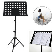 Metal Adjustable Music Stand Music Score Foldable Holder 80 165cm