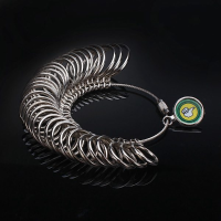 Metal Finger Ring Sizer Jewelry Measure Tool Gauge Tool
