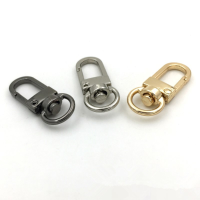 Metal Luggage Bag Buckle Snap Hook Chain Lock Lobster Clasp Key Clip