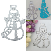 Metal Snowman Christmas Cutting Dies Diy Scrapbooking Album Paper Card Decor