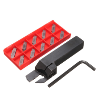 Mgehr1616 3 Cut Off Grooving Tool Holder With 10pcs Mgmn300 Inserts