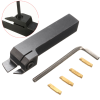 Mgehr1616 3 External Grooving Tool Turning Tool Holder For 3mm Cut With 4pcs Mgmn300 Inserts