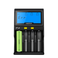 Miboxer C4 Lcd Display Rapid Intelligent Charger For Li Ion/imr/inr Battery 4 Slots Us Plug