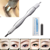 Micro Blading Permanent Eyebrow Makeup Tattoo Machine Pen Needle Kit