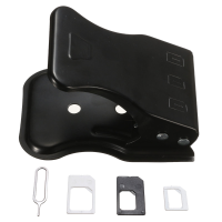Micro Standard To Nano Sim Card Cutter &adapter For Apple Iphone 5 6 7 8 Samsung