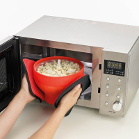 Microwaveable Food Grade Popcorn Maker Bowl Microwave Safe New Kitchen Bakingware Diy Popcorn Bucket