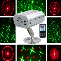 Mini Auto/voice Led Laser Projector Stage Light 12 Patterns Dj Disco Party Club Lamp Ac100 240v