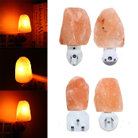Mini Cute Hand Carved Natural Crystal Himalayan Salt Wall Lamp Night Light Gifts Ac110 240v
