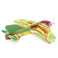 Mini Diy Foam Kids Hand Throwing Flying Aircraft Airplane Glider Toys