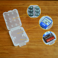 Mini Splash Proof Sd Crad Tf Card Memory Stick Storage Box