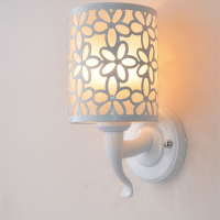 Minimalist Flower Carving Wall Lamp For Indoor Lighting