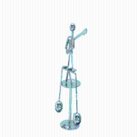 Motion Toy Newton's Guitar Cradle Balance Balls Physics Classic Science Mini Fun Desk Toy