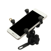 Motorcycle Bike Handlebar Mount Holder Clip Usb Charger For 3.5 6Inch Mobile Phone Gps