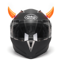 Motorcycle Helmet Headwear Accessories Suction Cups Horns Decor Decoration Muti Colors
