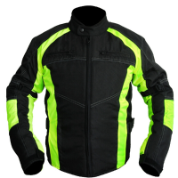Motorcycle Off Road Riding Racing Jackets With Green Fluorescent