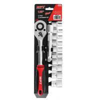 Mpt® Mhg02001 12pcs Ratchet Wrench Socket Wrench 1/2 Inch Dr Socket Set