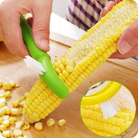 Multi Function Corn Stripper With Brush Cob Remover Shaver Peeler Cooking Tools Corn Cob Cutter