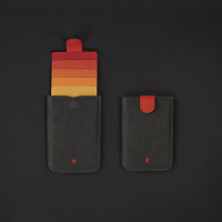 Multifunction Waterproof Card Holder Stack Up Pull Out Slim Wallet Cascading Travel Case Wallet Pack