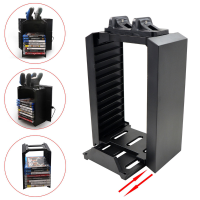 Multifunctional Storage 2 Game Controller Charging Stand Dock Station For Ps4