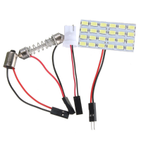 Multiple Connector 24smd 5730 Led Panel Board Car Interior Dome Reading Lamp Light