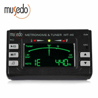 Musedo Mt 40 3 In 1 Mini Clip Tuner Metronome Tone Generator For Ukulele Guitar Bass Violin