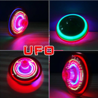 Musical Gyro Flash Led Light Colorful Spinning Kids