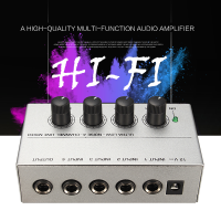 Mx400 Ultra Compact Low Noise 4 Channels Line Mono Audio Mixer With Power Adapter