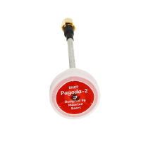 Mxk 5.8Ghz Pagoda 2 Omnidirectional Fpv Antenna Rhcp Sma Male 70mm W/ Plastic Cover White/black/red