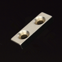 N35 30x10x5mm Strong Block Magnet 4mm Hole Countersunk Rare Earth Neodymium Magnet