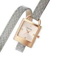 Nafisa Elegant Women Quartz Watch Luxury Leather Strap Fashion Ladies Dress Bracelet Watch
