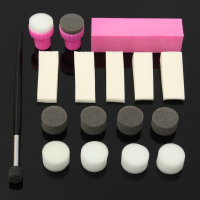 Nail Art Diy Sponge Pen Stamp Buffer Stamping Polish Transfer Manicure Set Kit