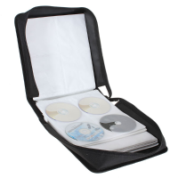 New 320 Capacity Cd Dvd Holder Carry Bag Case Black For Media Storage