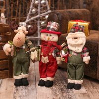 New Christmas Dolls Large Santa Snowman Figurine Christmas Gifts Toys For Home Christmas Decorations