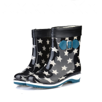 New Women Rain Boots Casual Keep Warm Fashion Flat Comfortable Non Slip Slip On Rain Boots